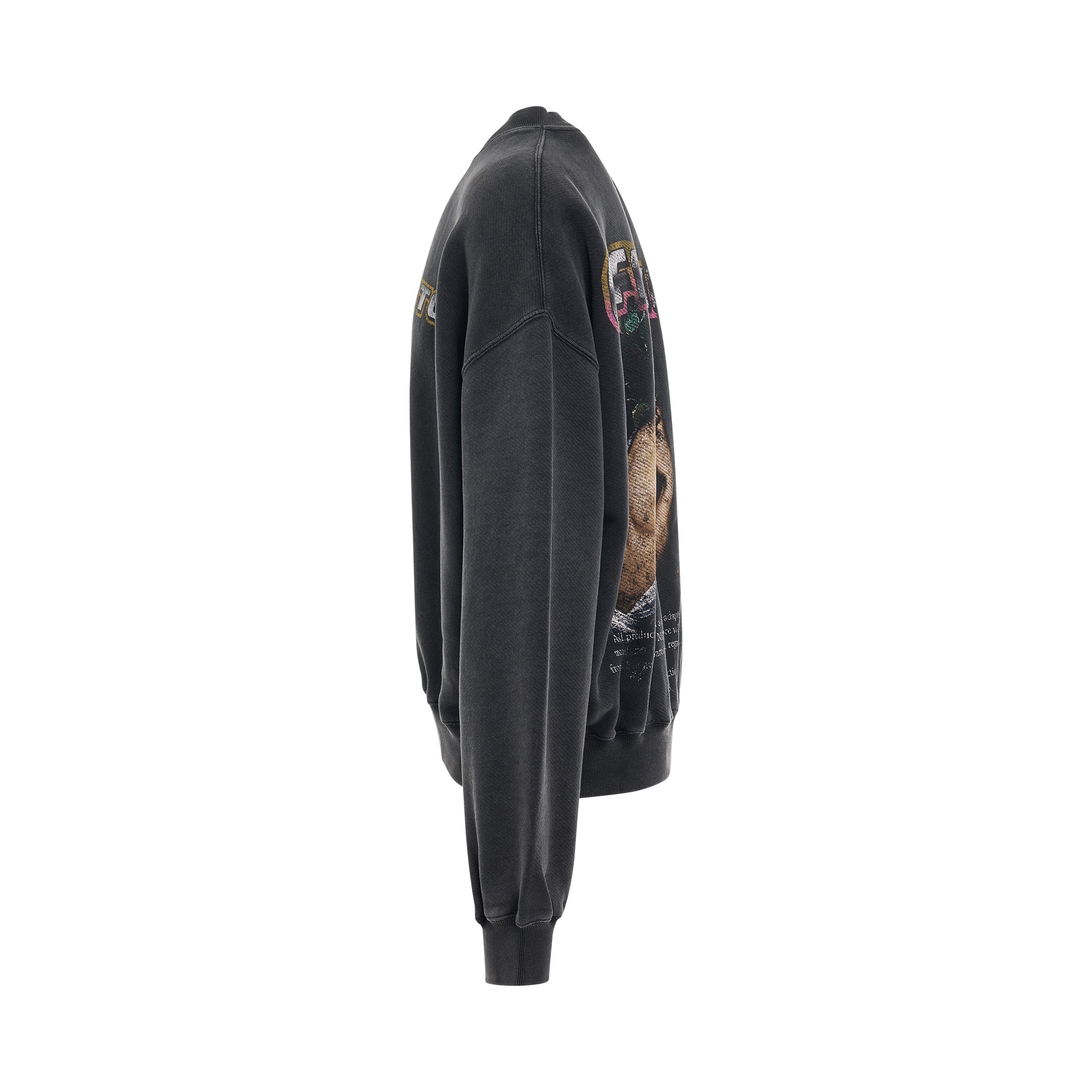 Digit Bacchus Oversize Sweatshirt in Black - 3