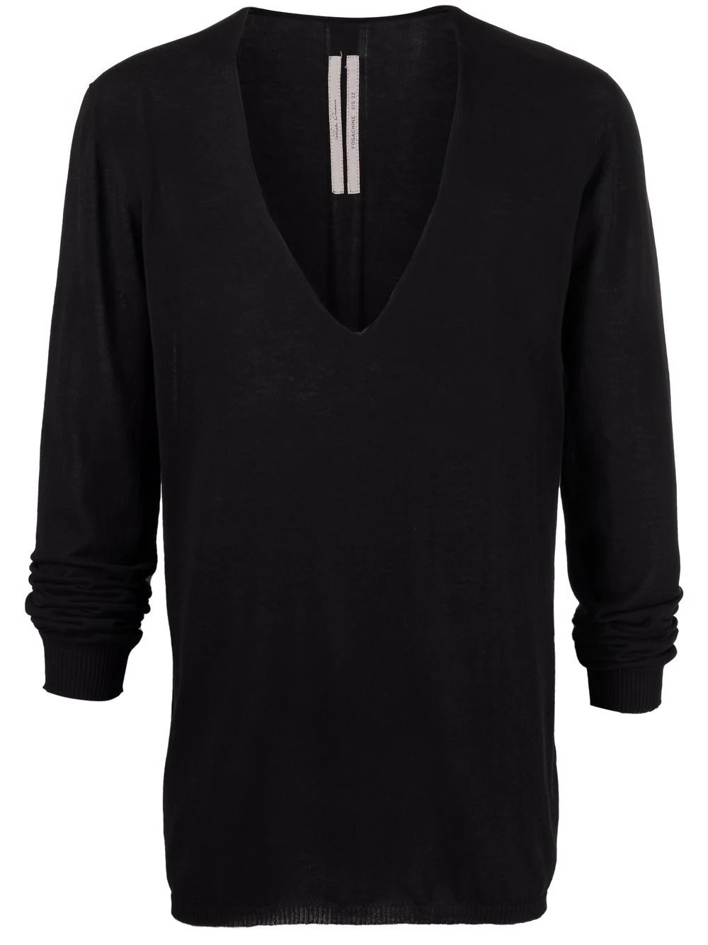 V-neck cotton sweatshirt - 1