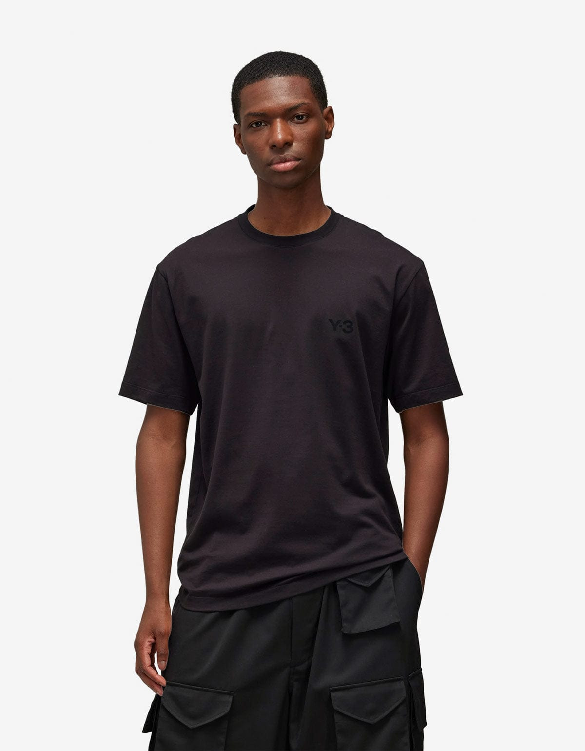 Y-3 Black Logo T-Shirt - 2