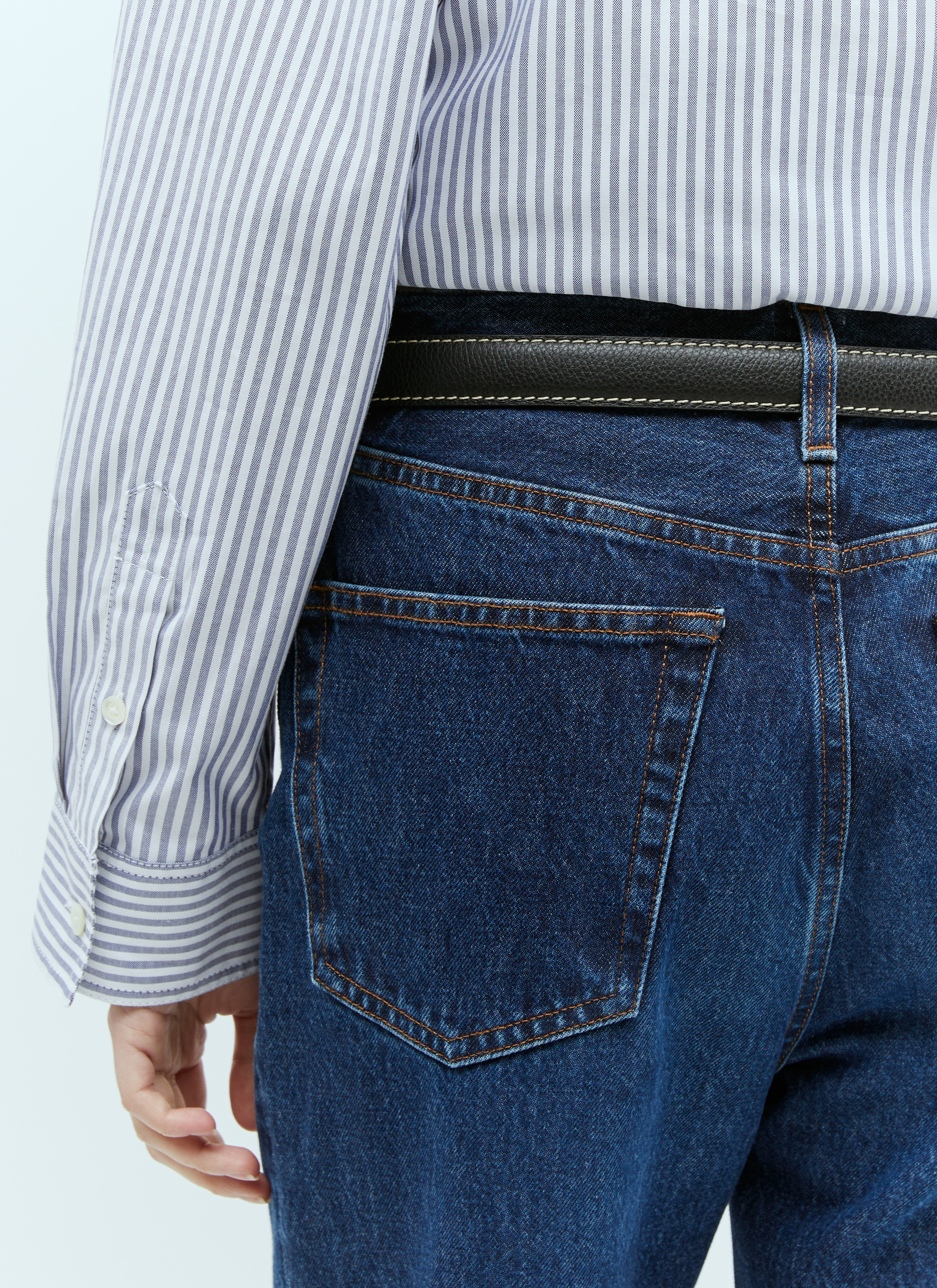 Toteme Women Slim Leather Belt - 5