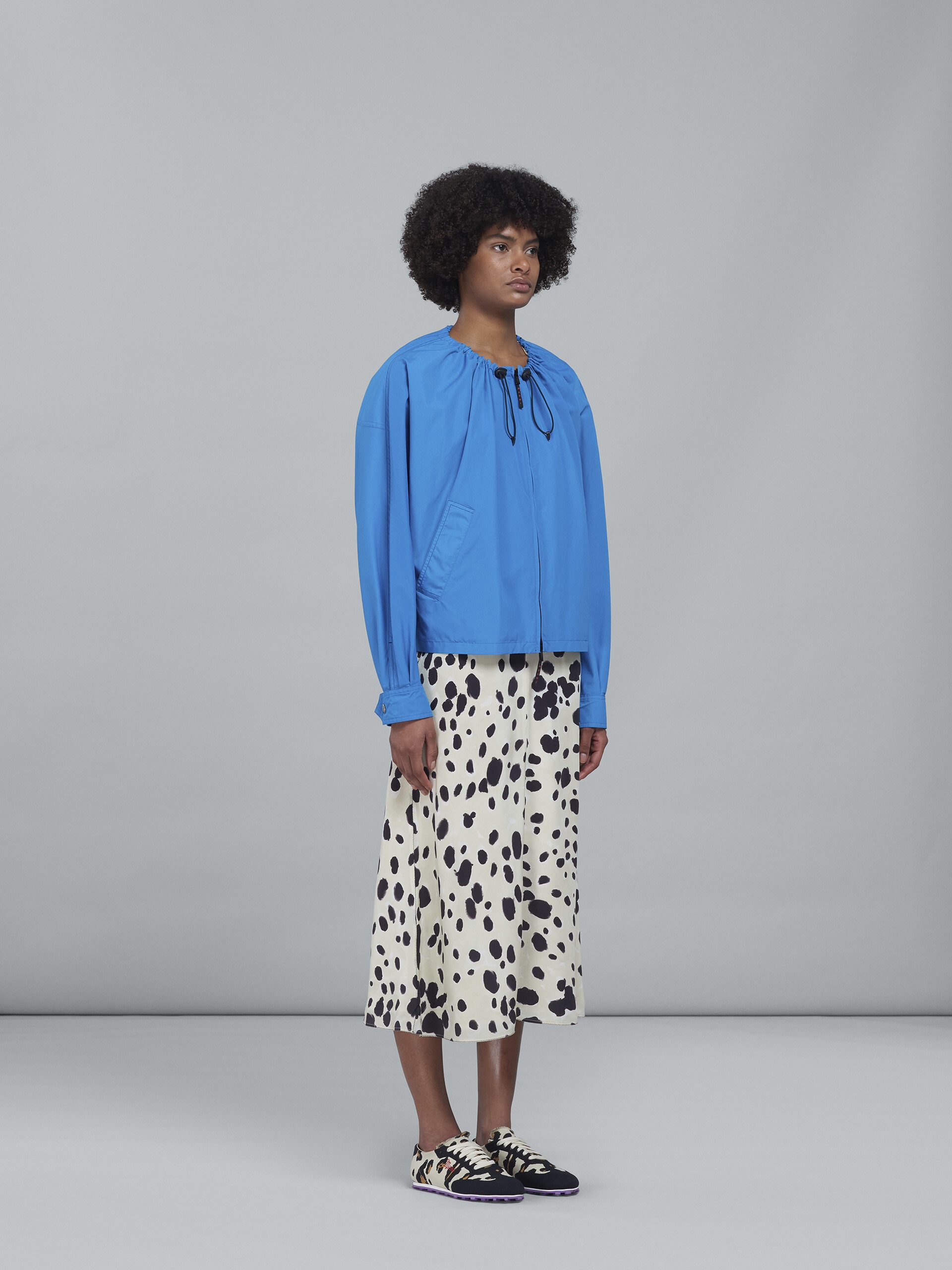 PALE BLUE MICRO FAILLE WINDBREAKER - 6