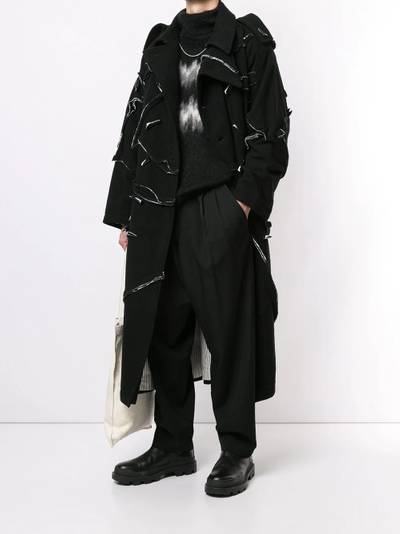 Yohji Yamamoto pleated wool trousers outlook