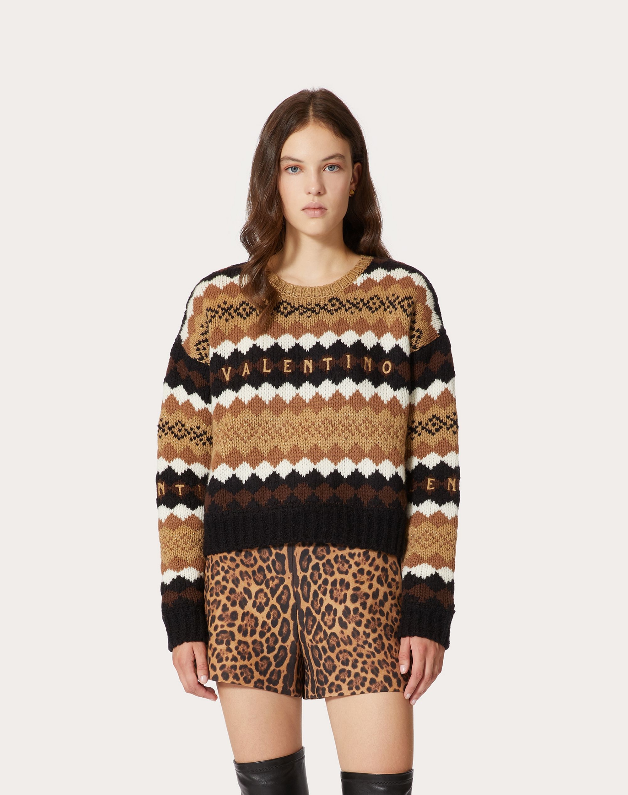 EMBROIDERED WOOL SWEATER - 3