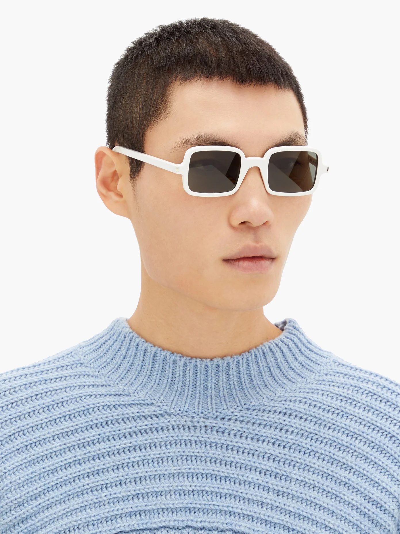 Square acetate sunglasses - 2