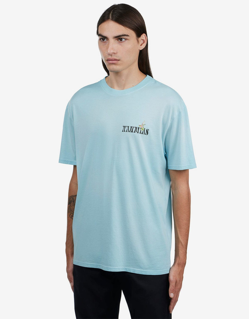 NAHMIAS Nahmias Blue Hummingbird Print T-Shirt outlook
