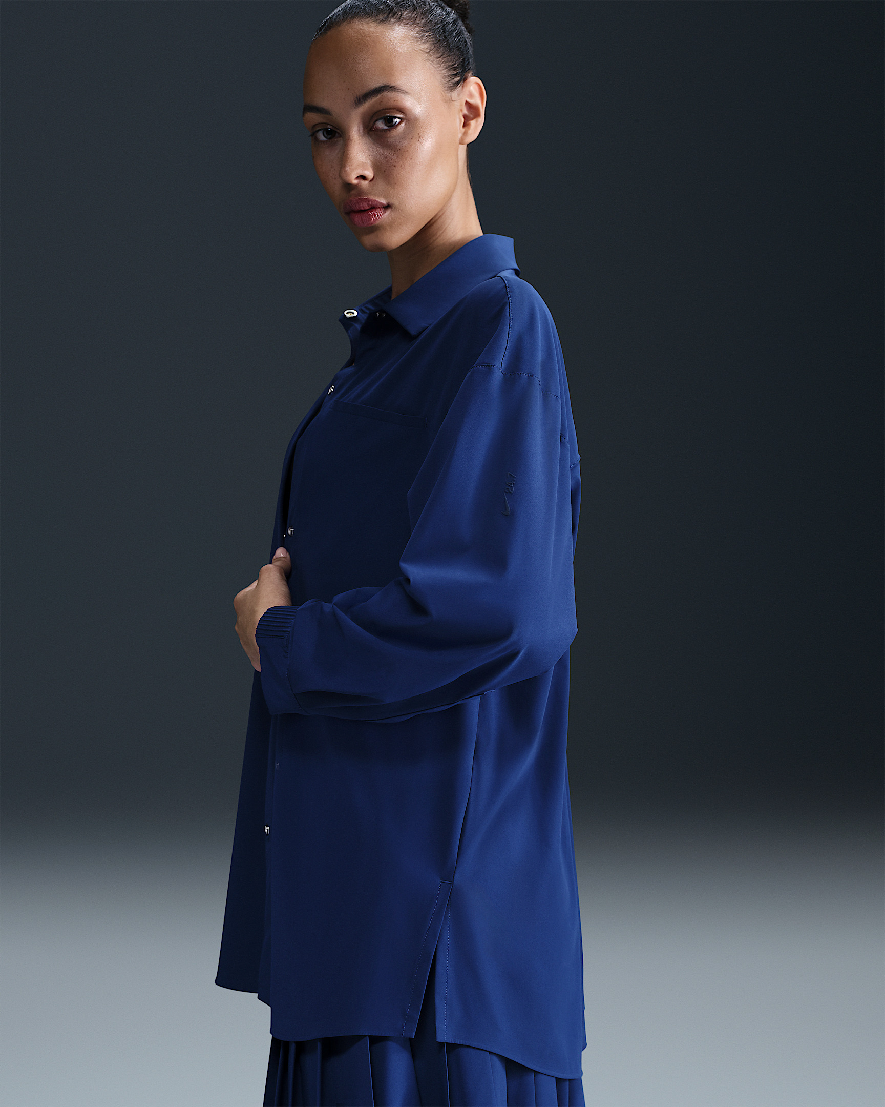 Nike 24.7 PerfectStretch Women's Dri-FIT Oversized Long-Sleeve Shirt - 3