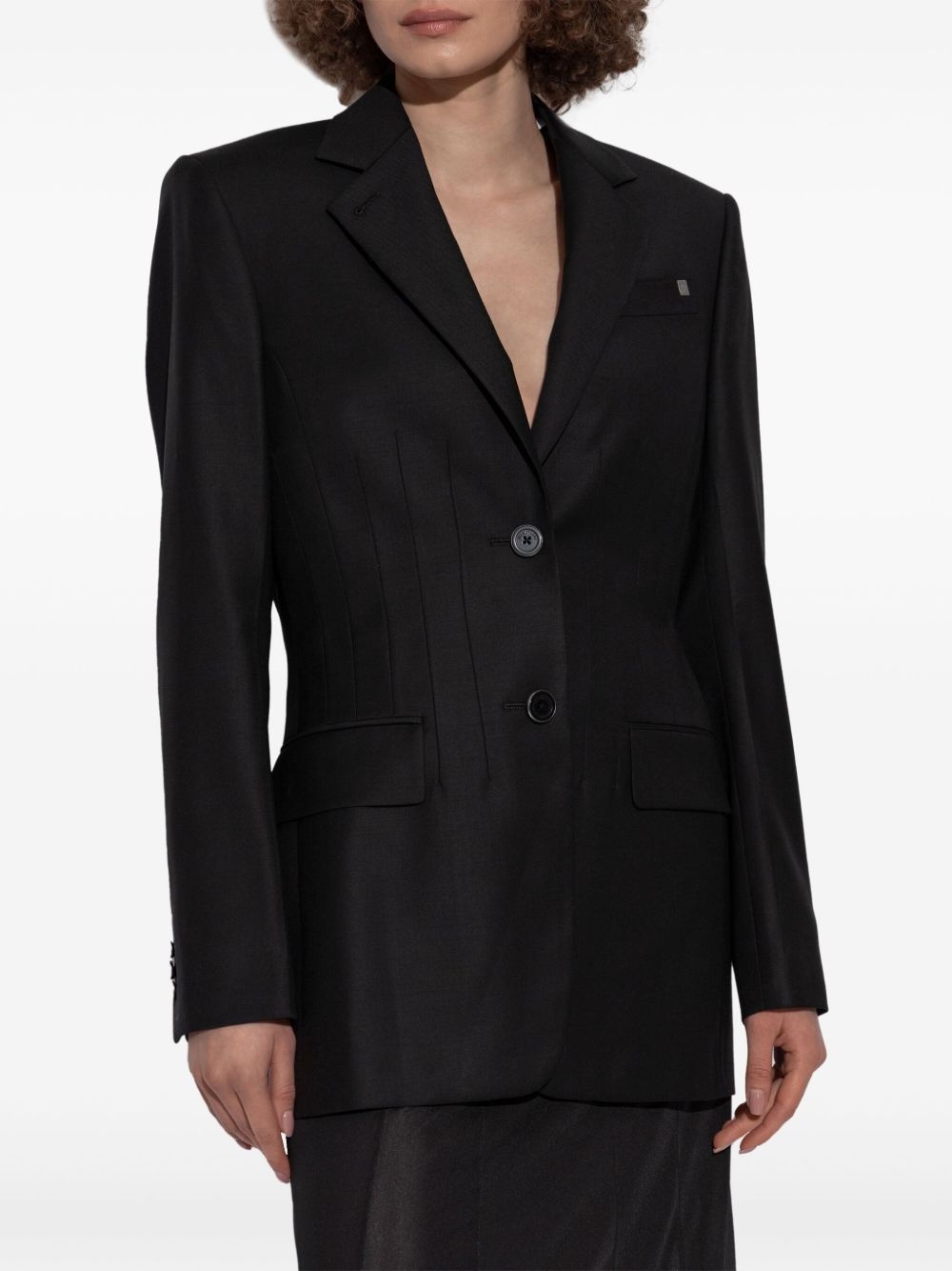 wool blazer - 3
