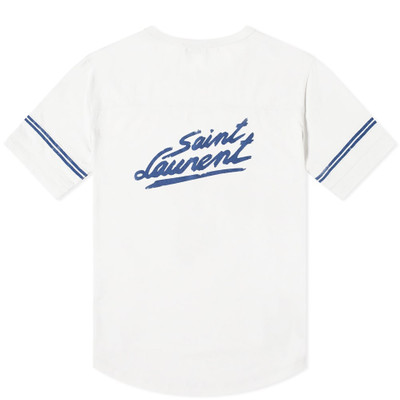 SAINT LAURENT Saint Laurent 50S College Logo Tee outlook