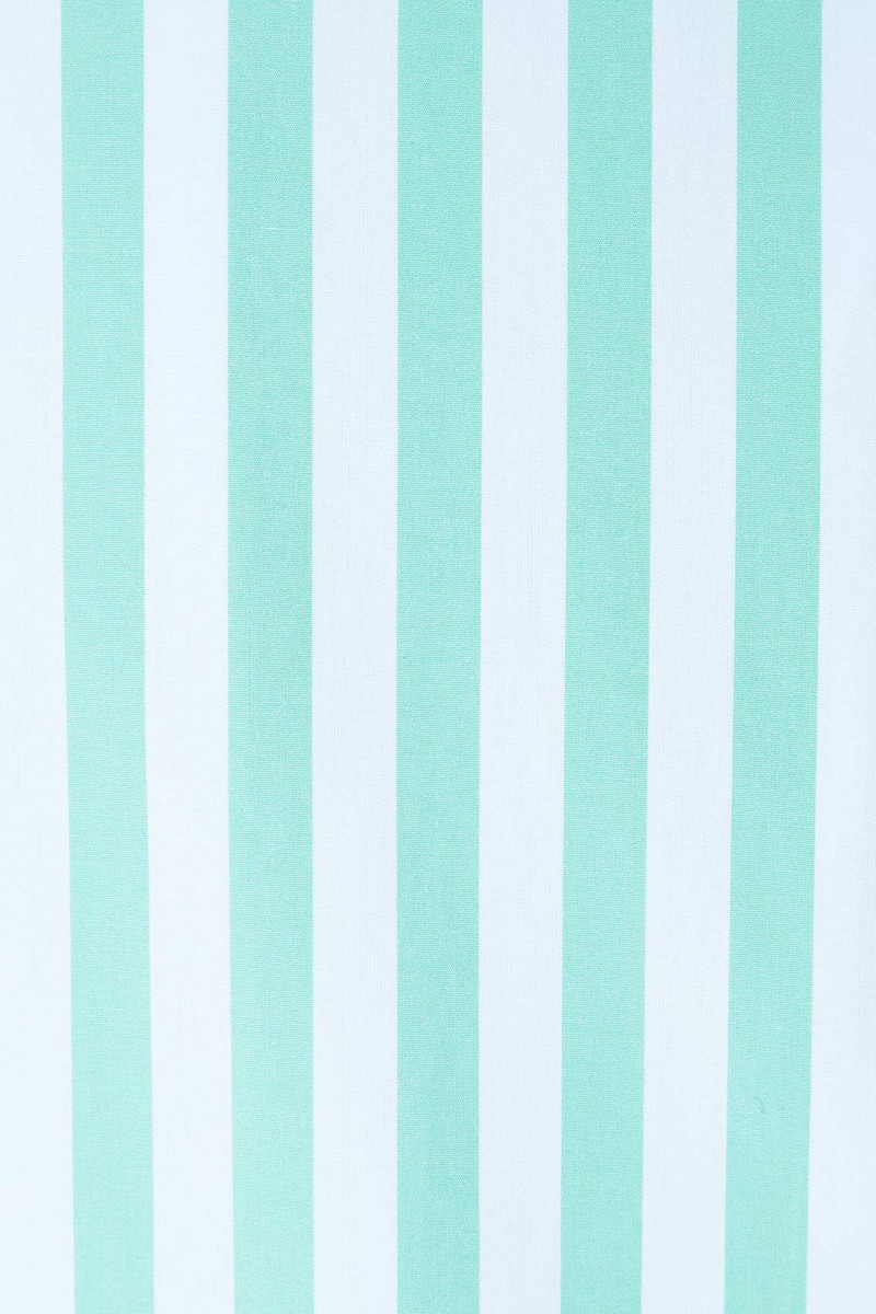 OVER SHIRT / green & azure stripes 8