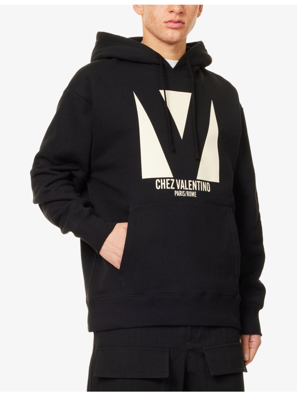 Logo-print relaxed-fit cotton-jersey hoody - 3