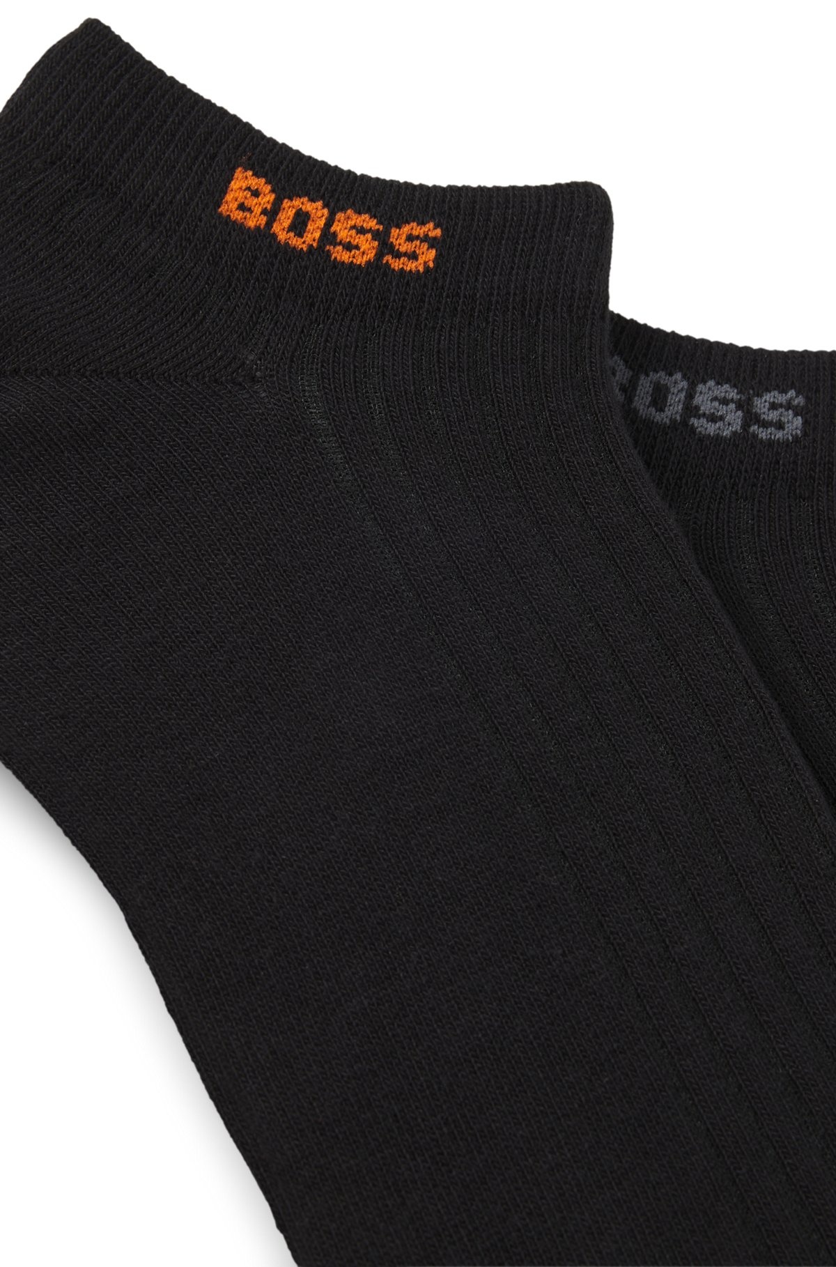 TWO-PACK OF ANKLE SOCKS IN A COTTON BLEND - 2