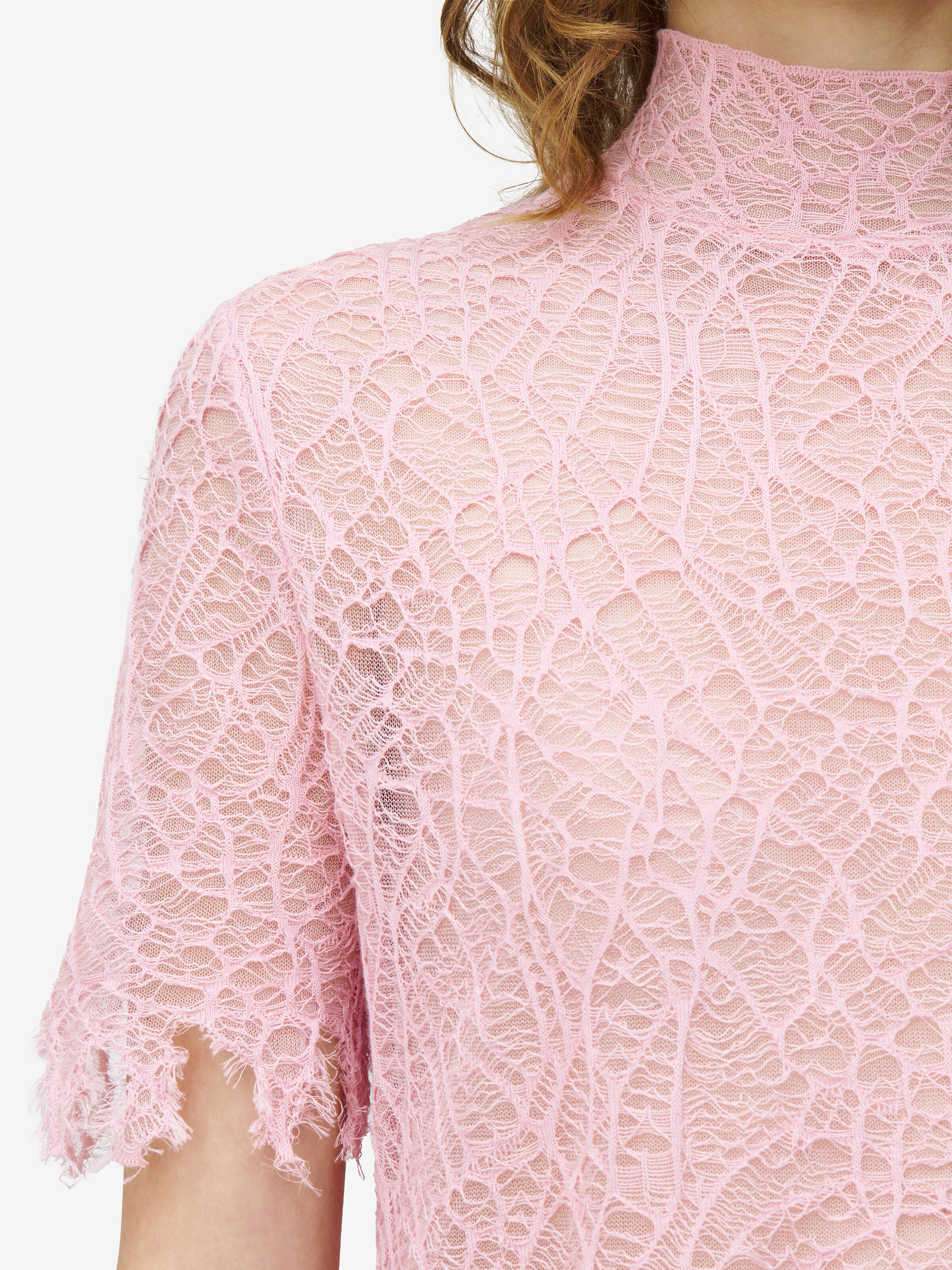 Knitted Cobweb Lace Top - 5