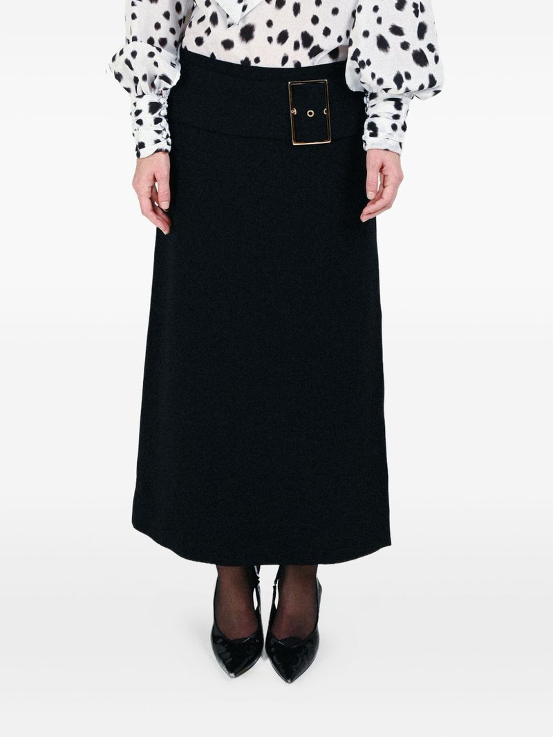 low-waist buckle maxi skirt 1