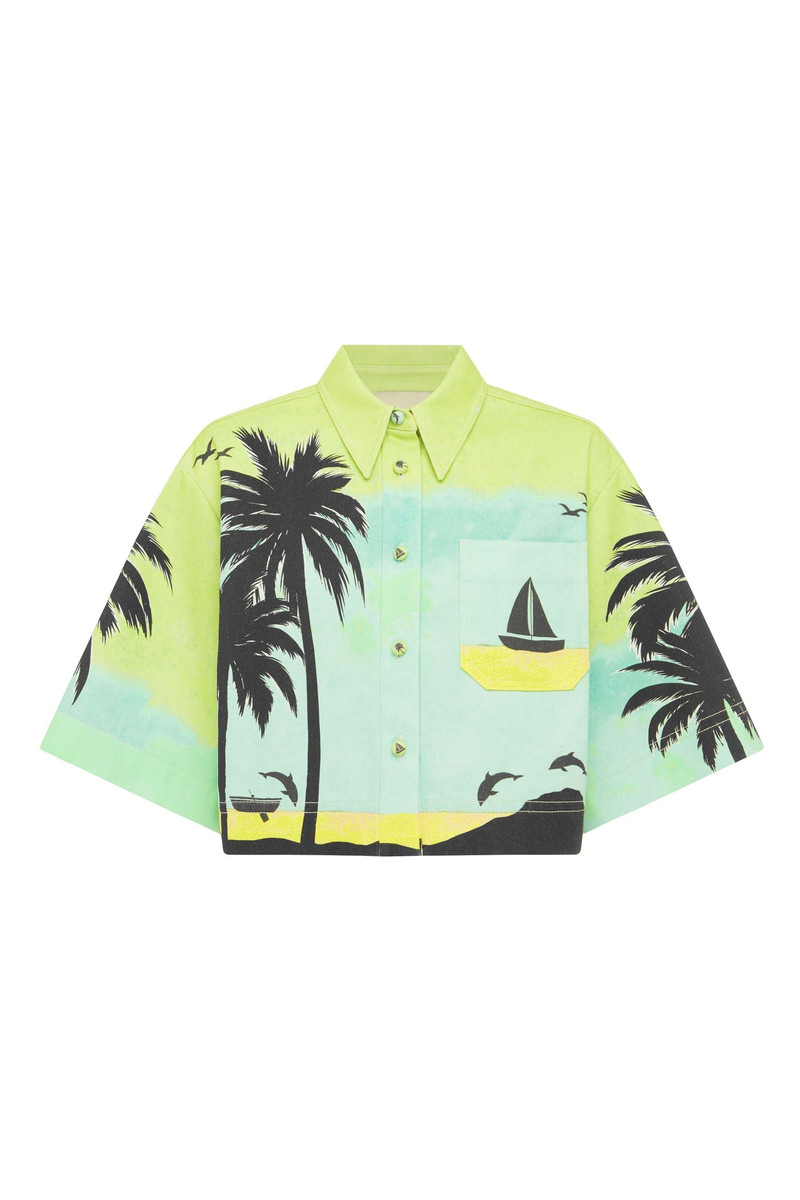 Sail Away Cropped Shirt 1
