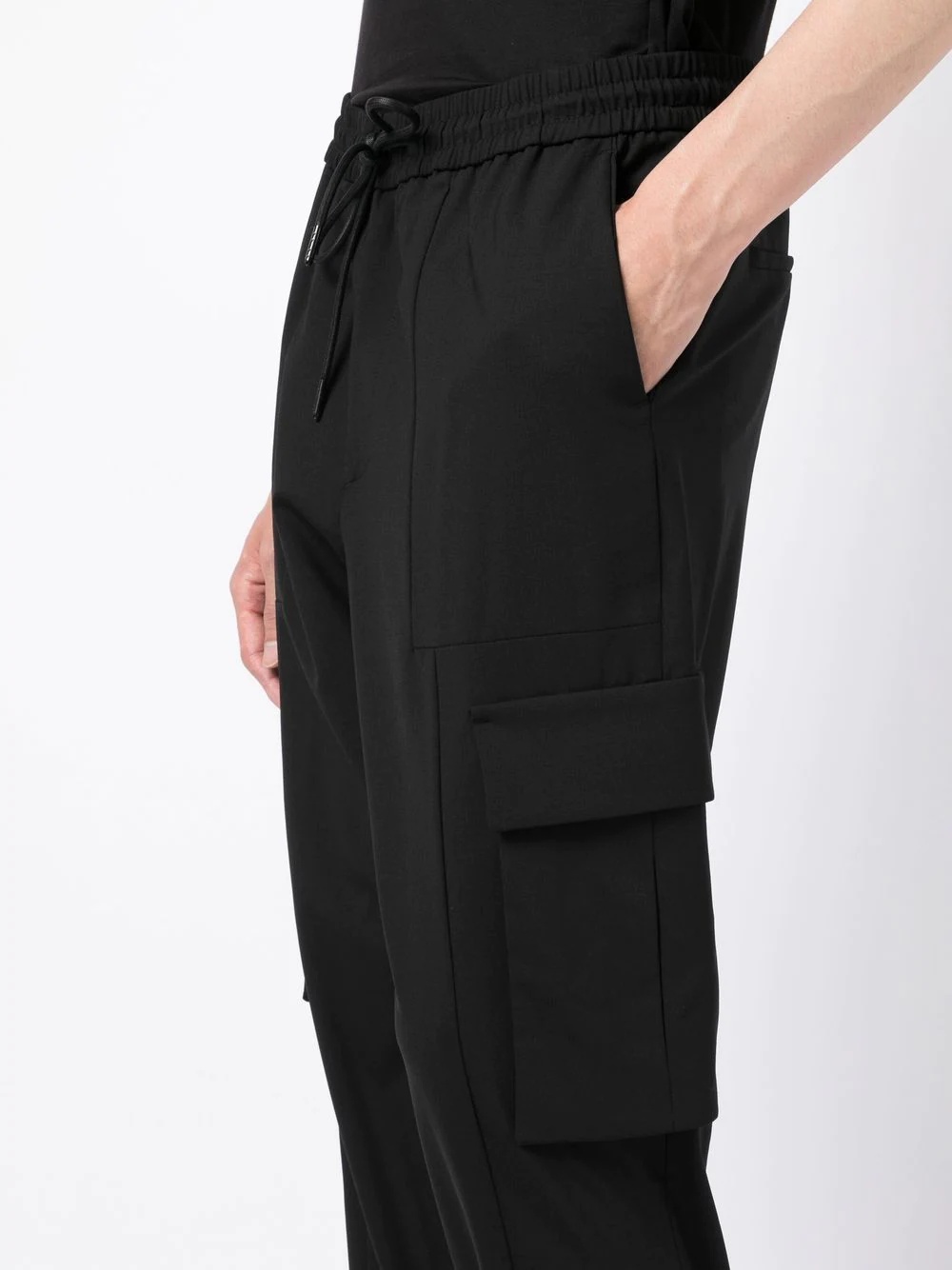 elasticated-waist track pants - 5