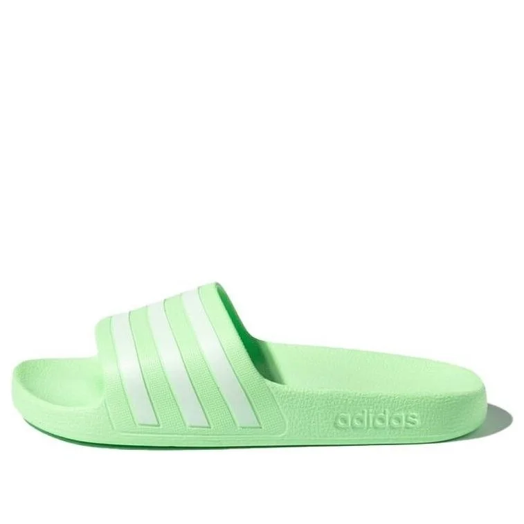 (WMNS) adidas Slide Adilette Aqua Green/White EE7347 - 1