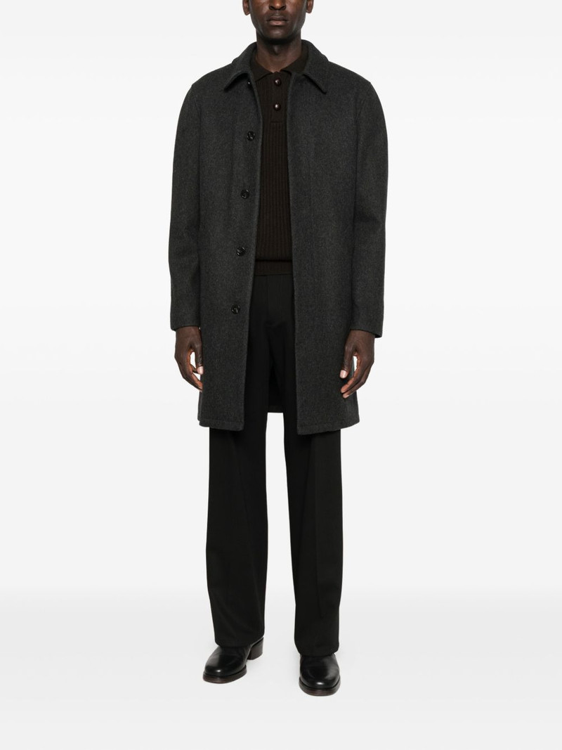 A.P.C. welt-pocket wool-blend coat outlook