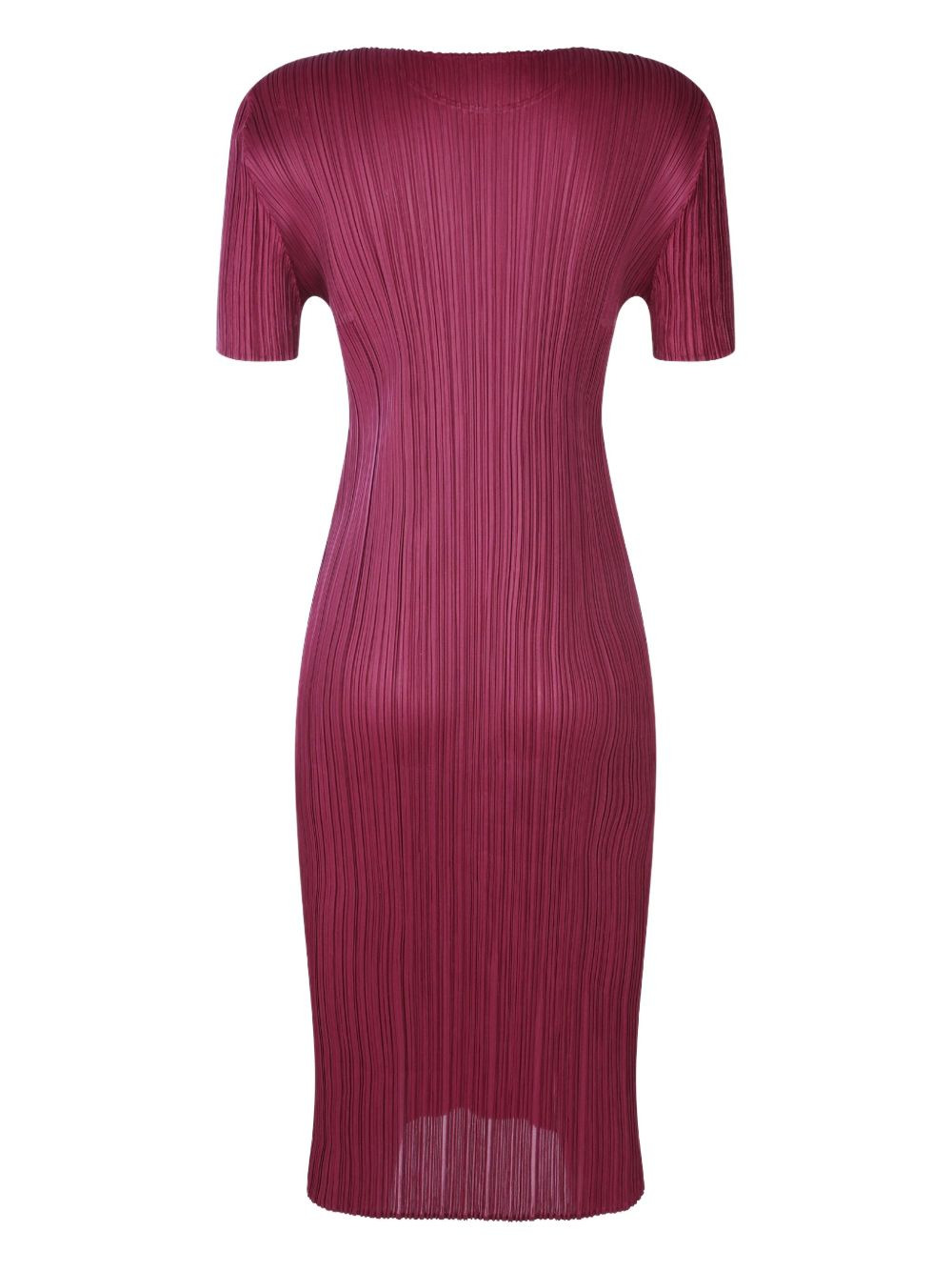 pleated midi dress - 2