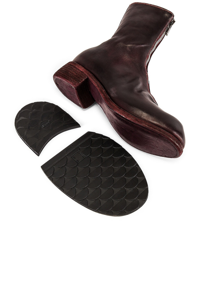 Full Grain Horse Front Zip Boot 6