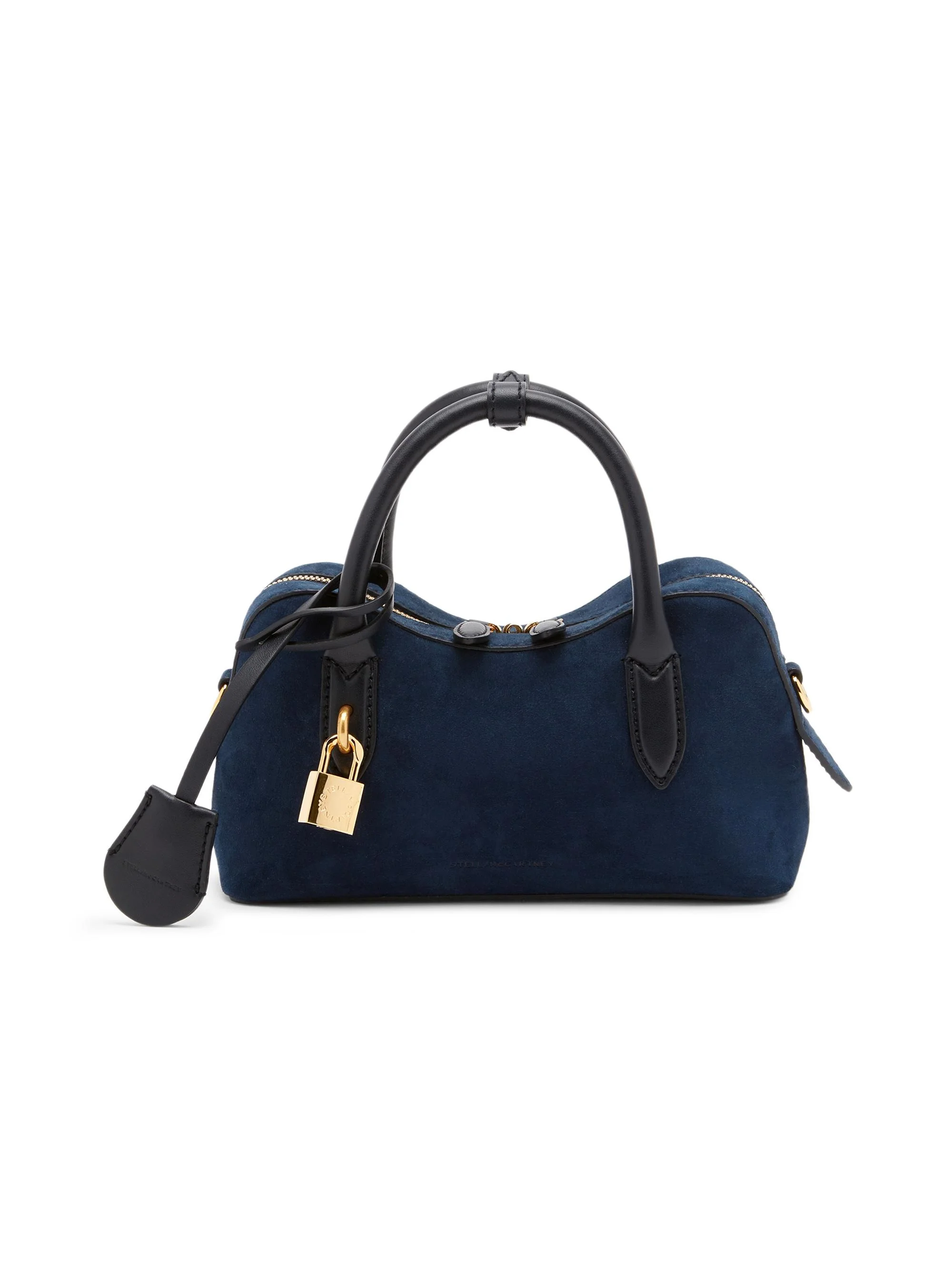 Women's Ryder Small Faux-Suede Top Handle Bag - Navy - 1