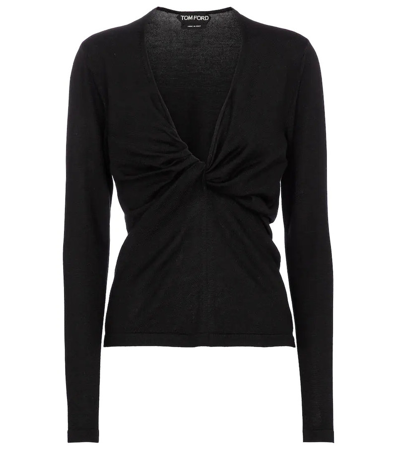 Cashmere and silk top 1