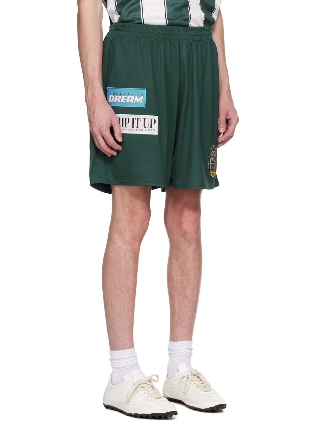Green Football Shorts - 2