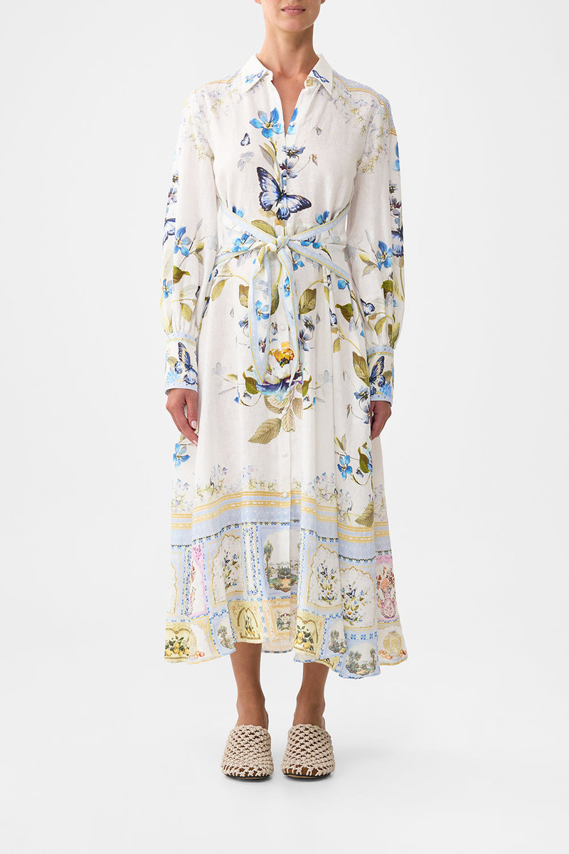 CAMILLA WAIST TIE SHIRT DRESS outlook