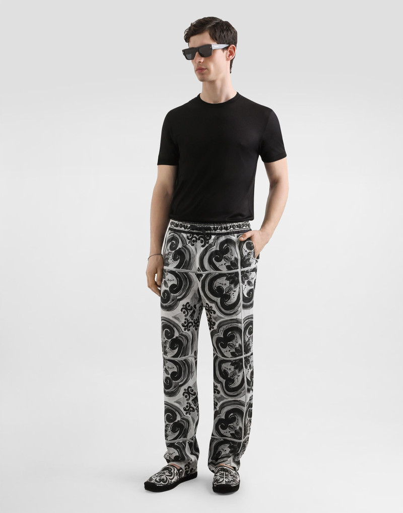 Dolce & Gabbana T-shirt in melange jersey outlook