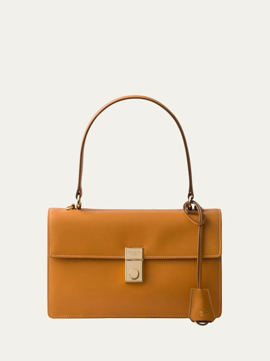 Sound Medium Soft Leather Top-Handle Bag - 1