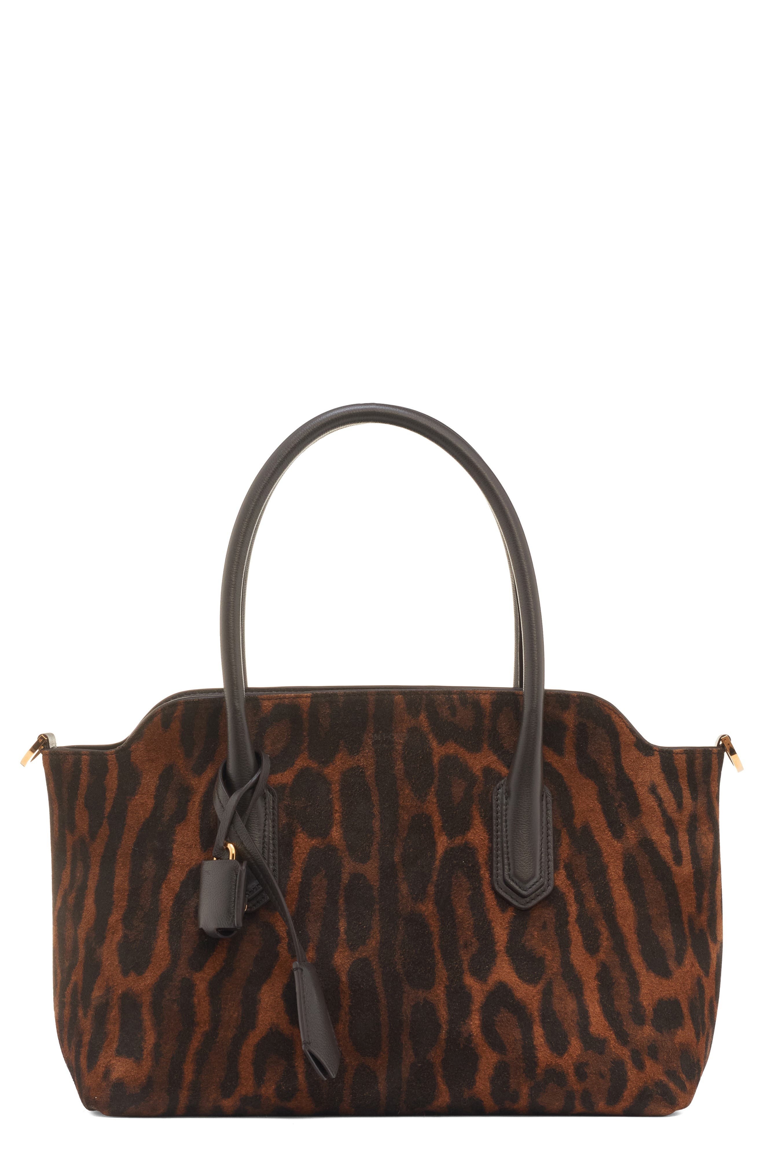 TOM FORD Medium Alexander Suede Tote in 7Bb07 Brown/Whisky/Brown at Nordstrom - 1