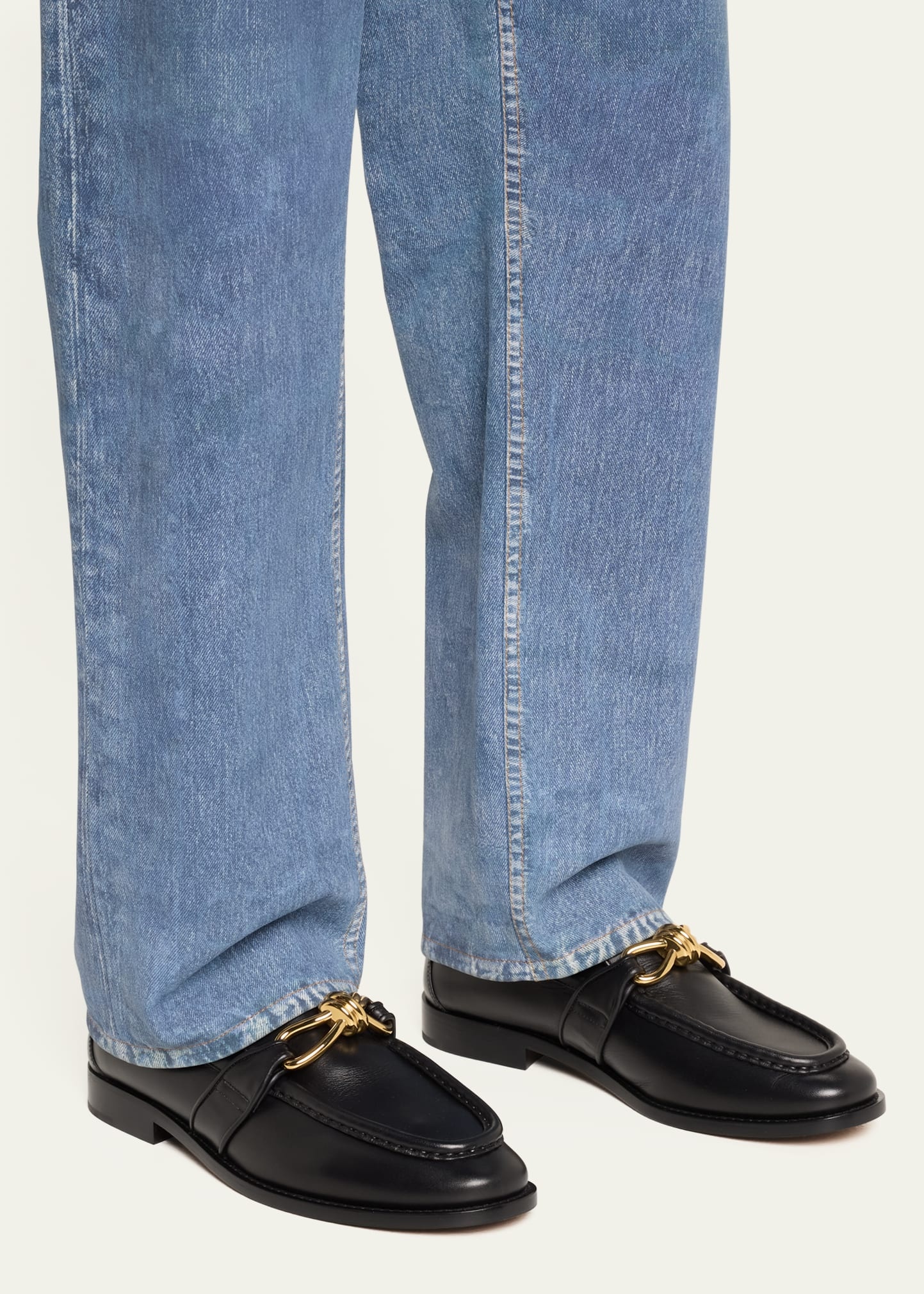 Men's Astaire Metallic Knot Napa Loafers - 2
