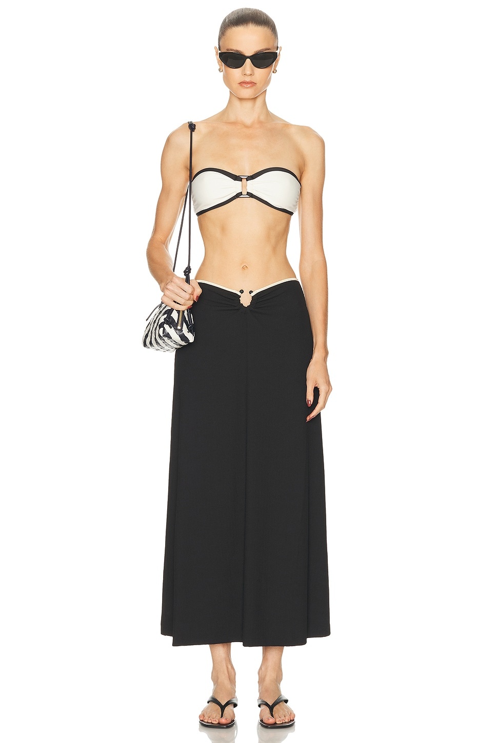 Crinkle Keel Midi Skirt - 5