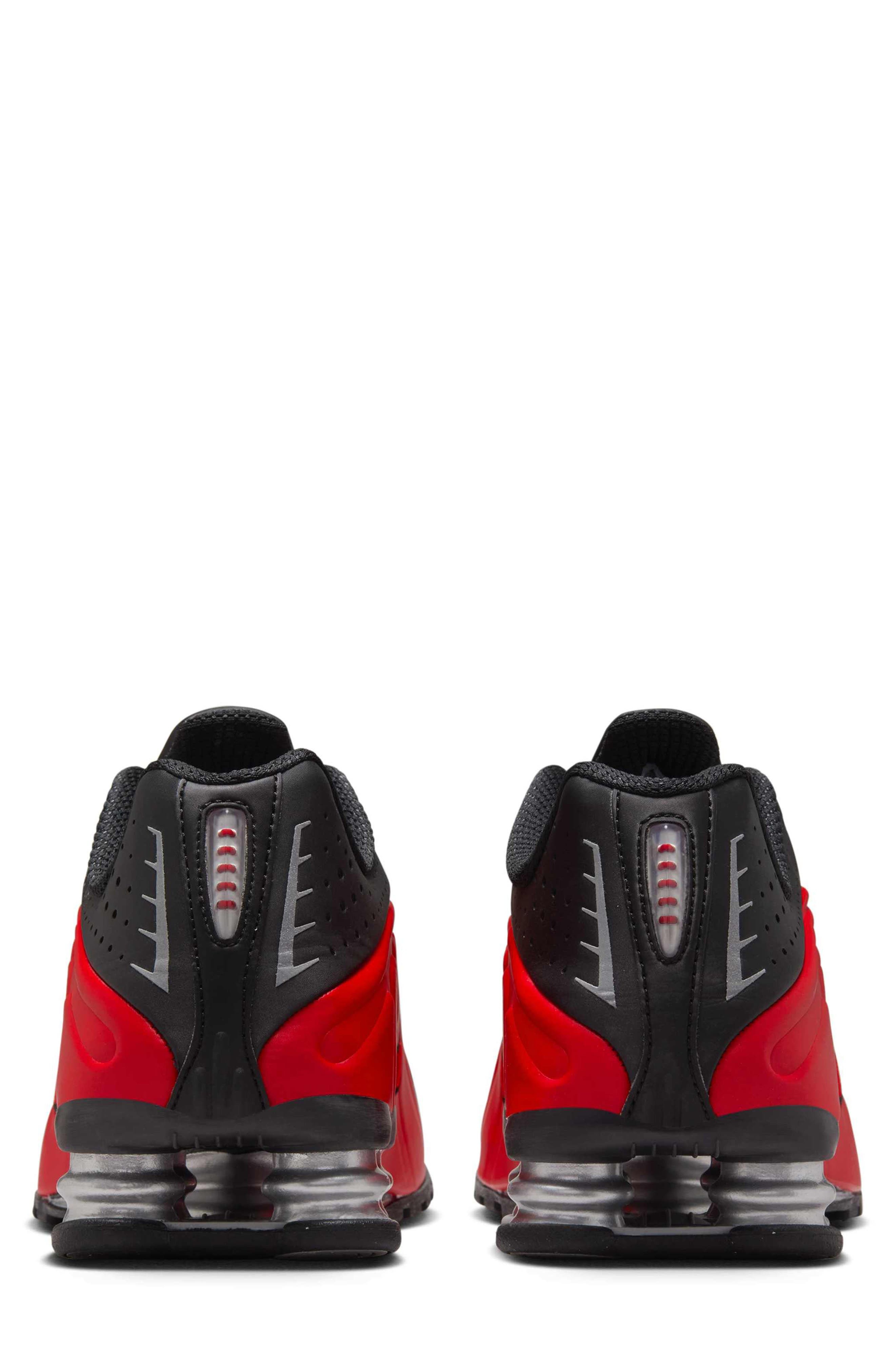 Nike Shox R4 Sneaker in University Red/Black at Nordstrom - 5