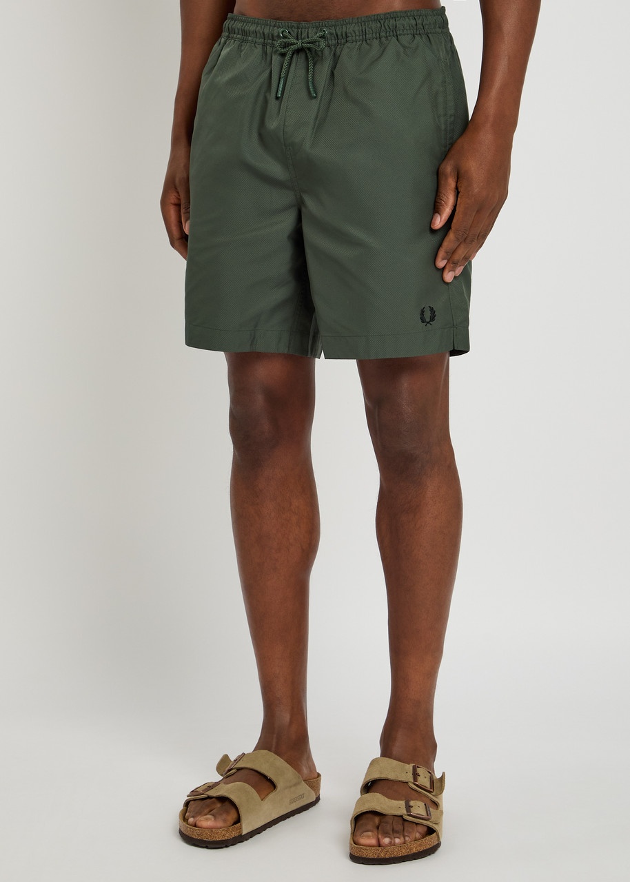 Fred Perry Logo-embroidered Shell Swim Shorts - 2