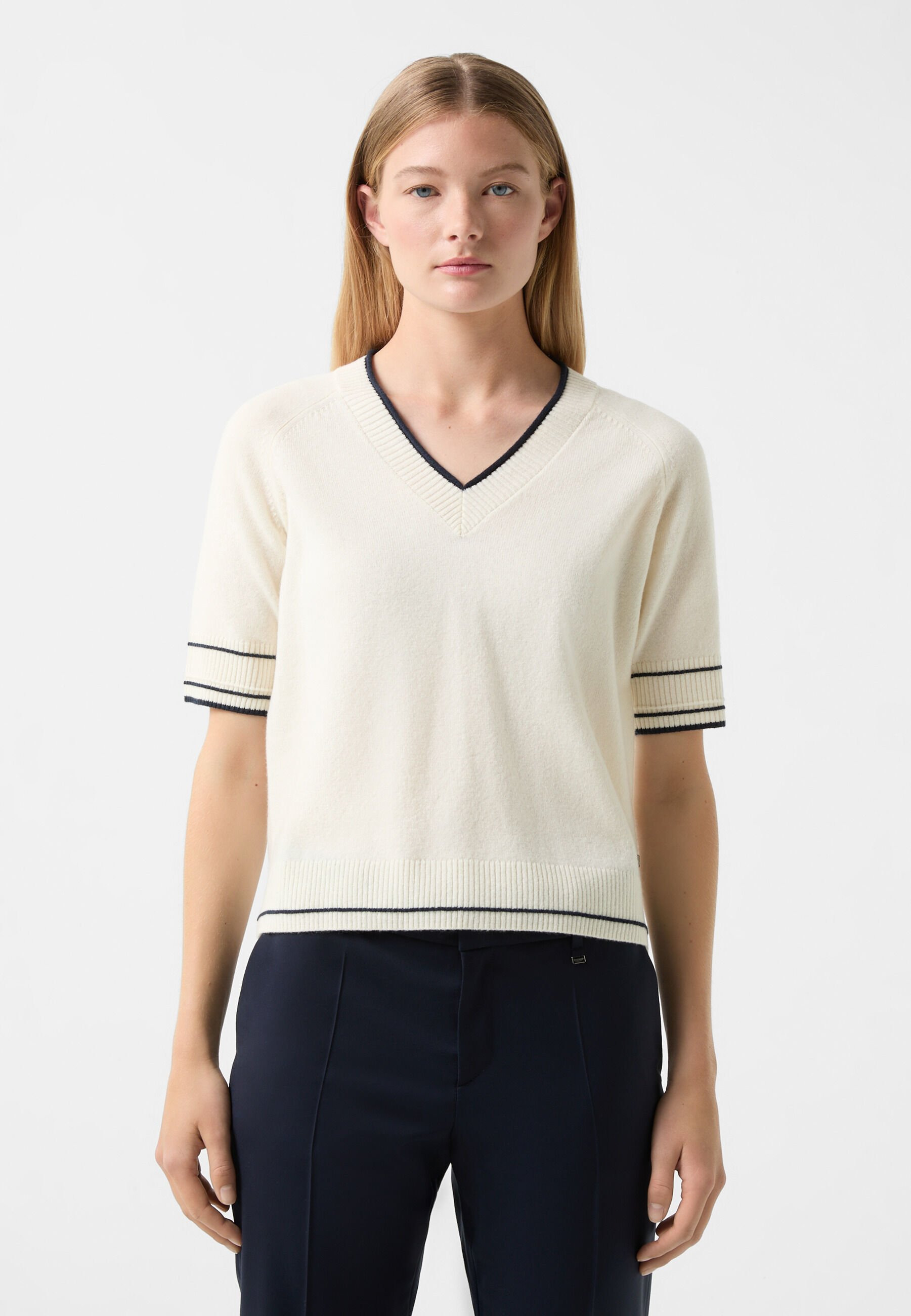 Chiri knitted shirt in Cream - 2