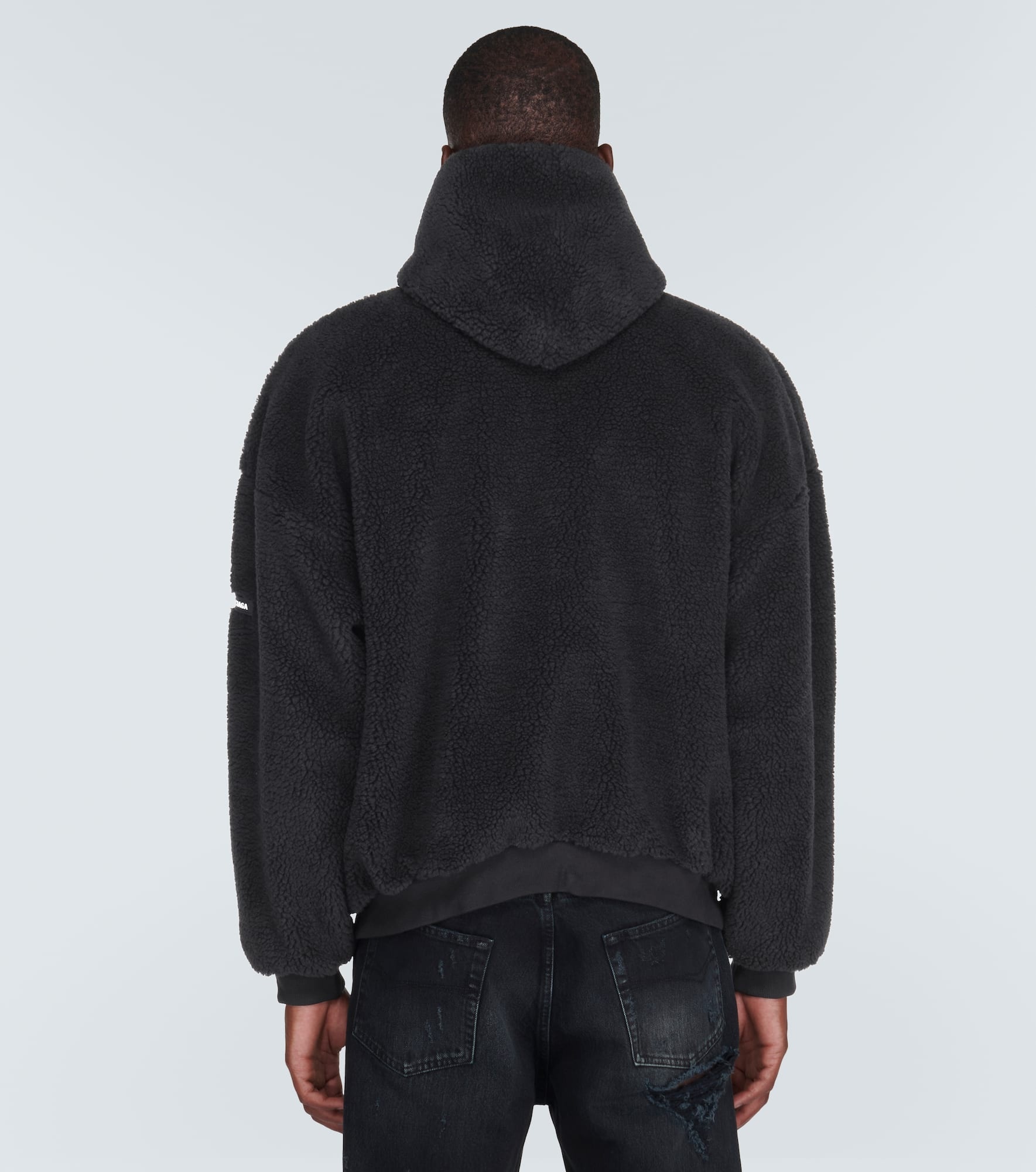 Oversized fleece hoodie - 4