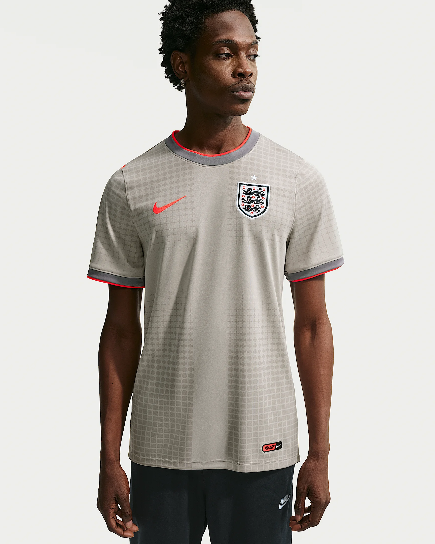 England x Palace Men's Academy Pro Short-Sleeve Soccer Top - 1