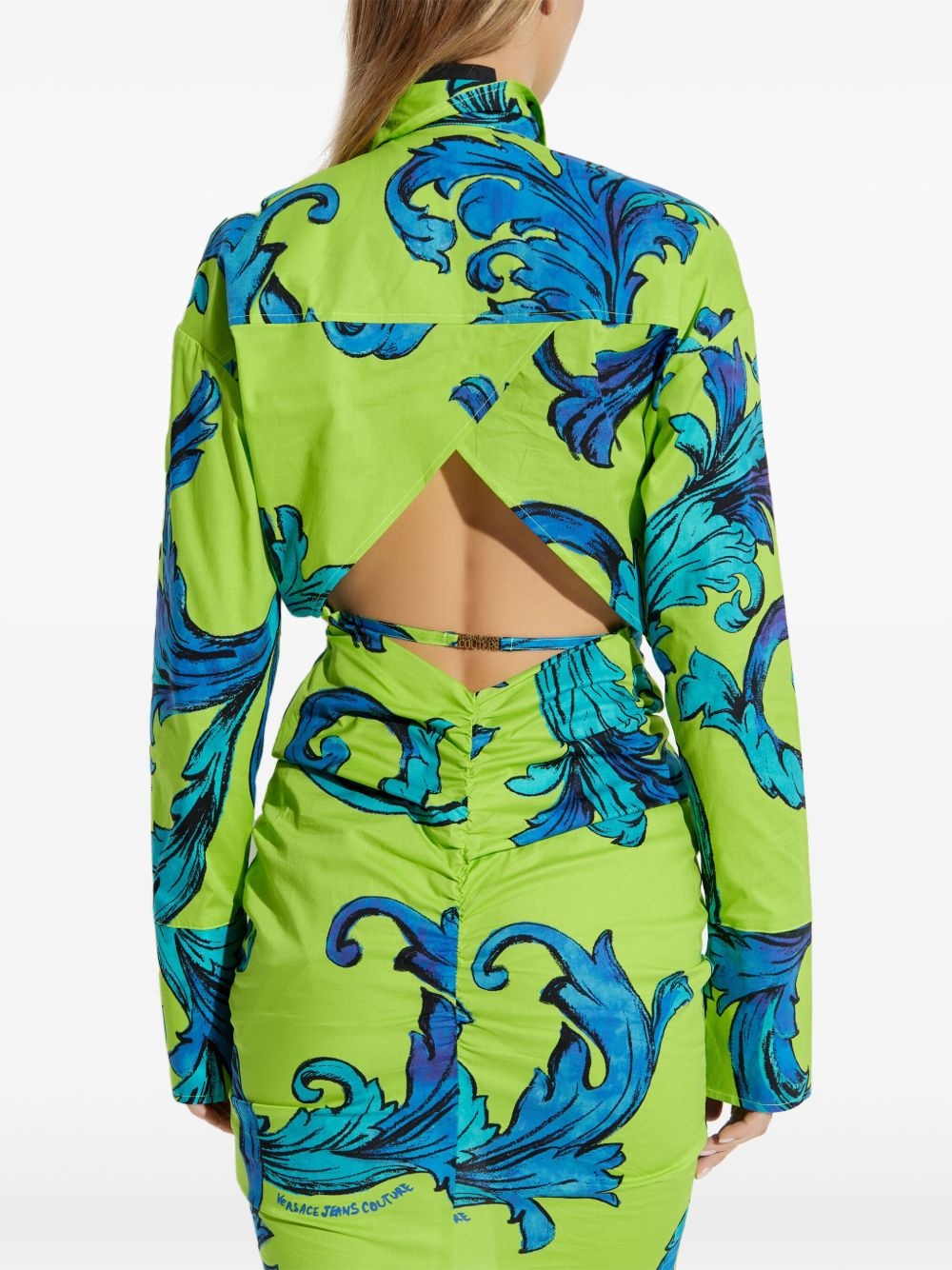 printed mini dress - 4