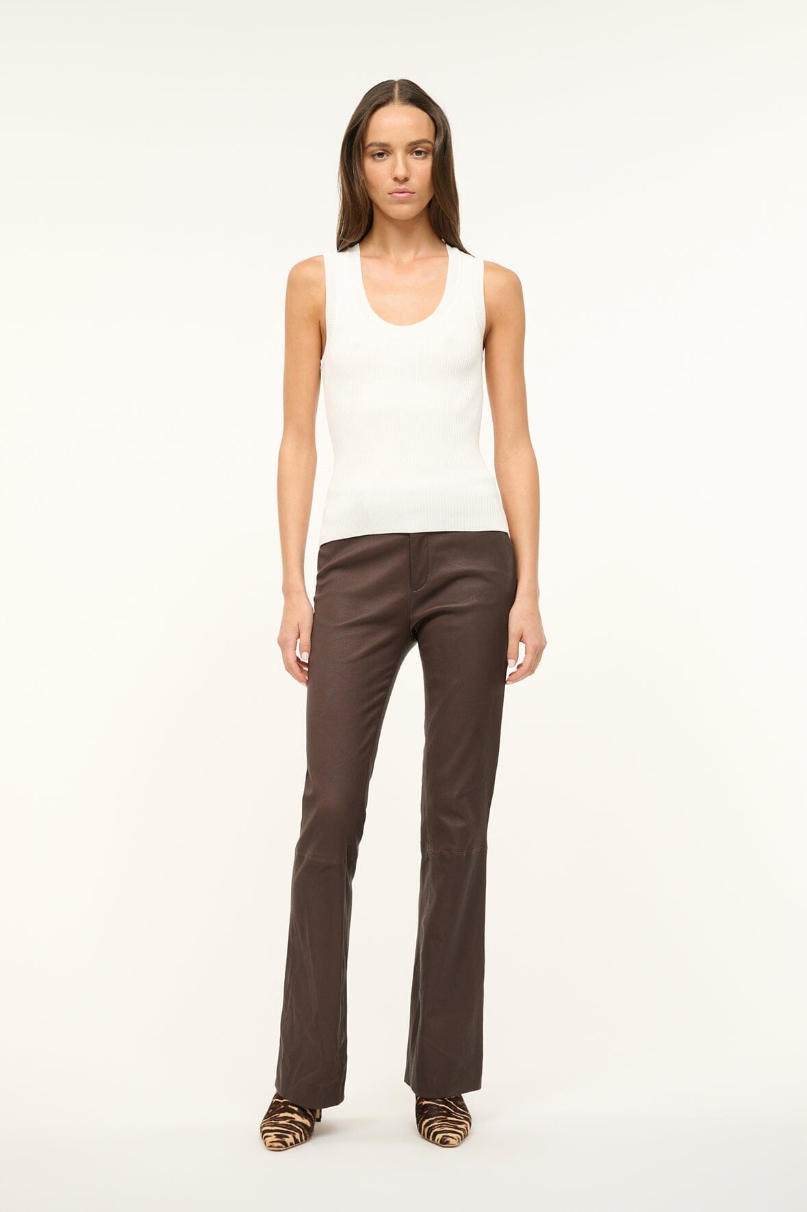 STAUD JULIETTE TOP IVORY - 3