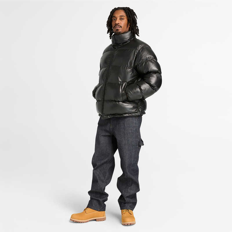 Welch Mountain Leather Puffer Jacket 8