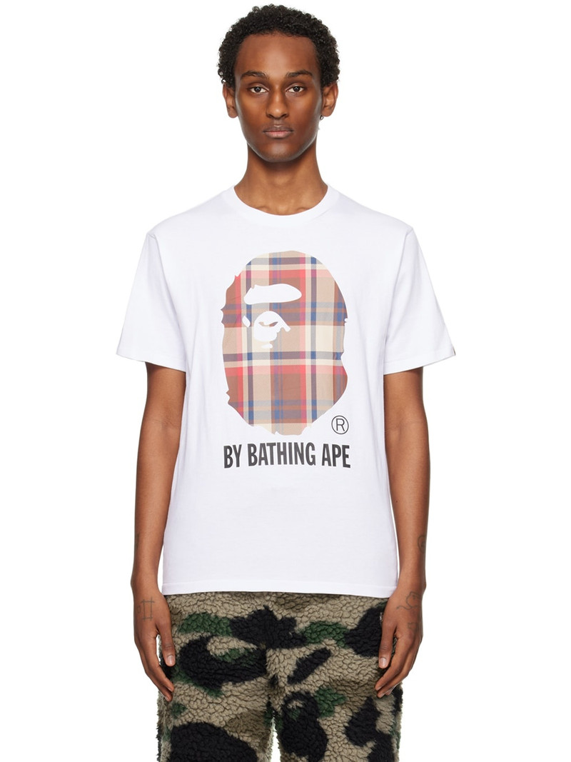 White Check T-Shirt - 1