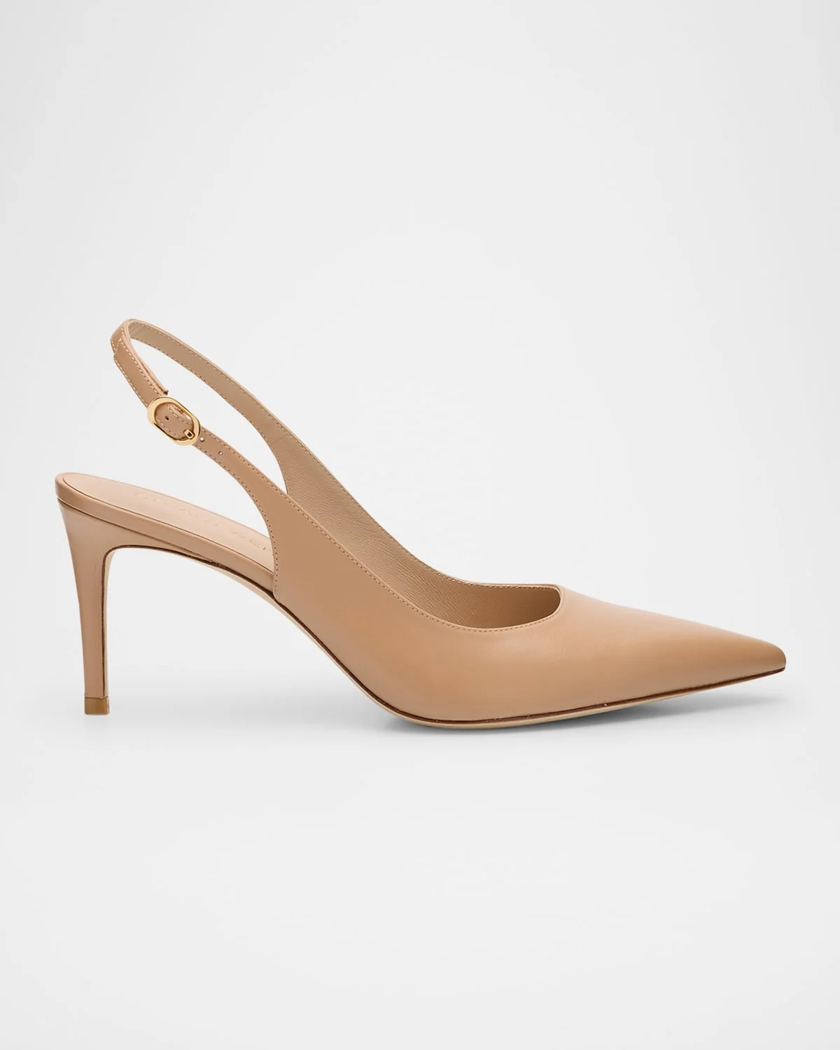 Stuart Leather Slingback Pumps - 1