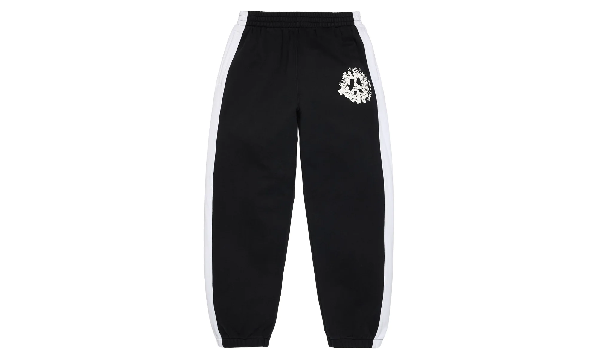 Denim U Paneled Sweatpants "Black" DT908 - 1