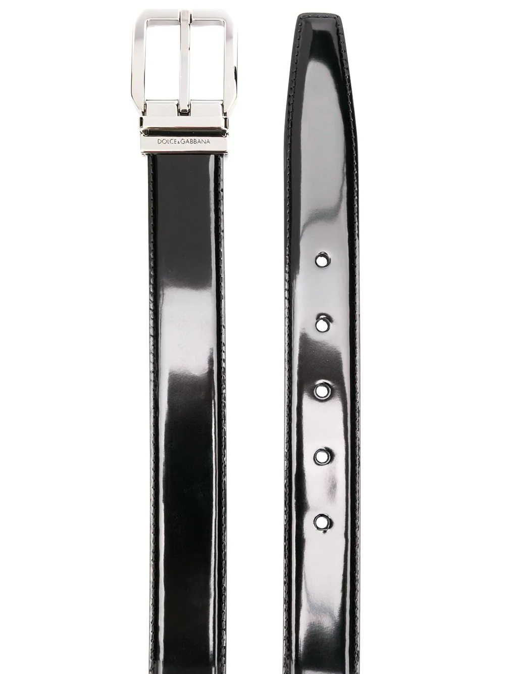 square buckle belt - 2