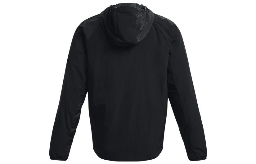 Under Armour Rush Woven Full-Zip Jacket 'Black' 1377181-001 - 2