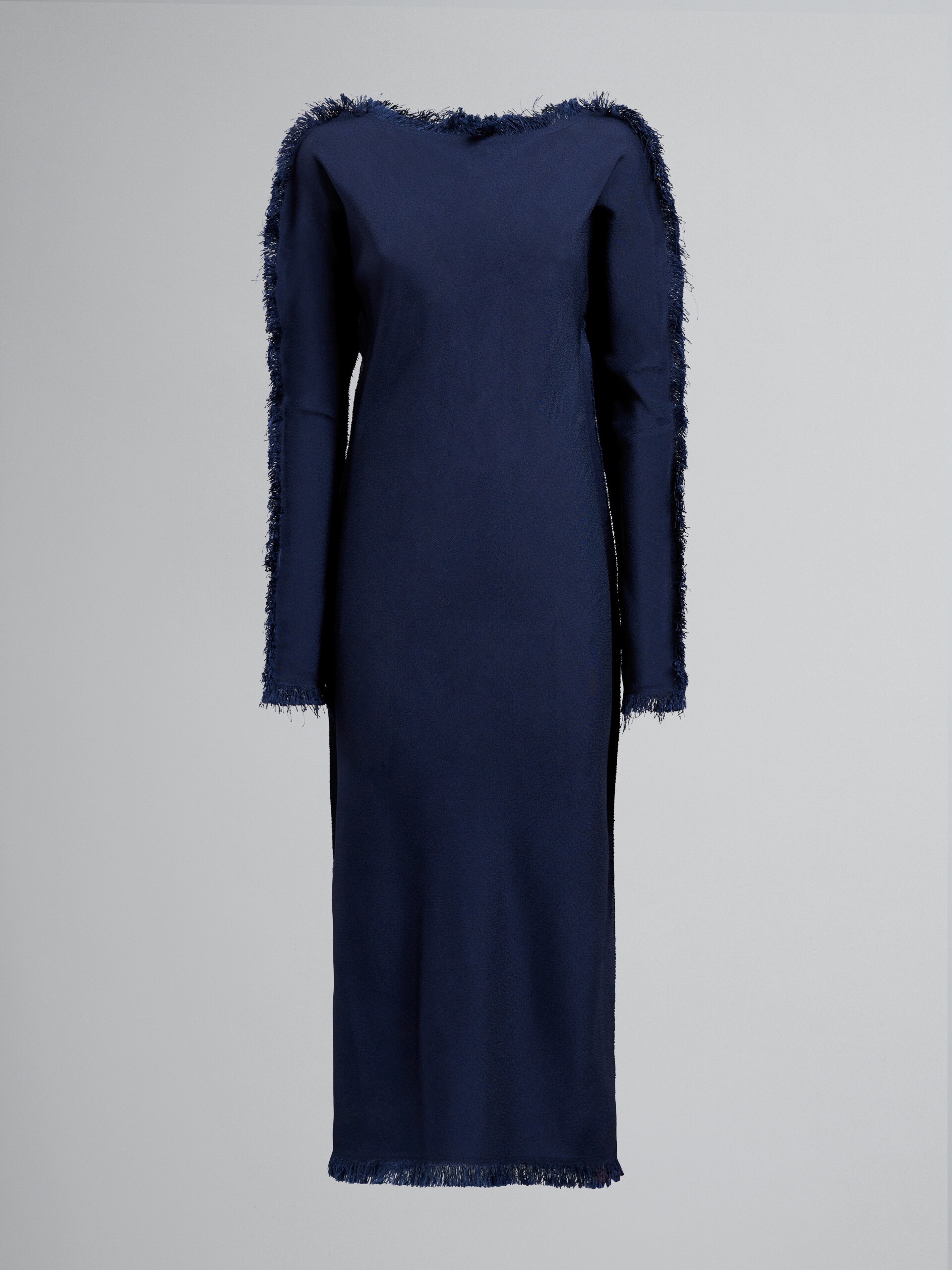 VISCOSE SABLÉ DRESS - 1