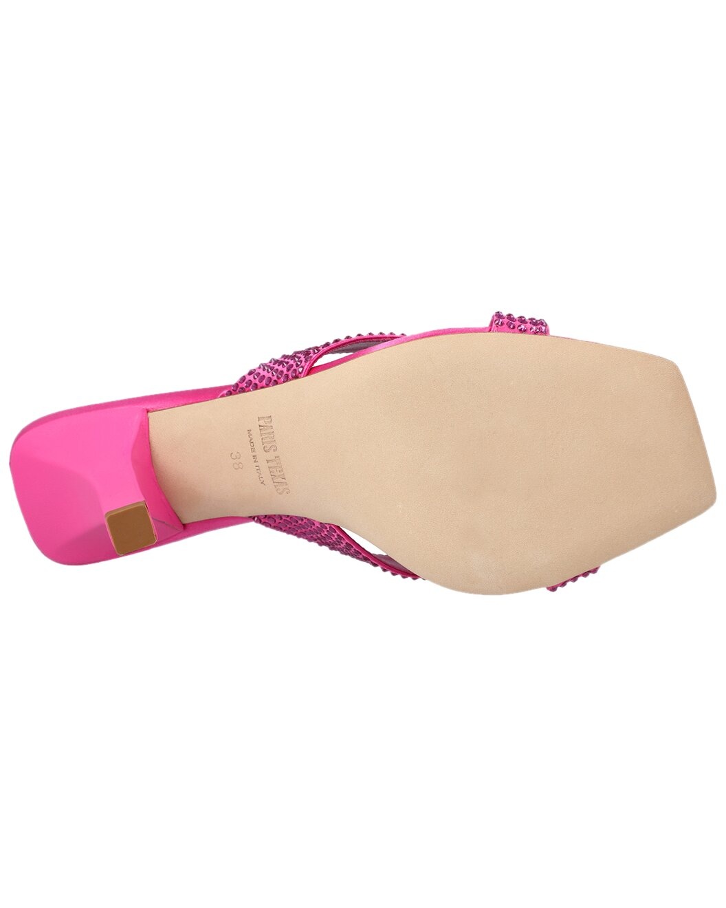 Paris Texas Kate Crystal Leather Mule - 4