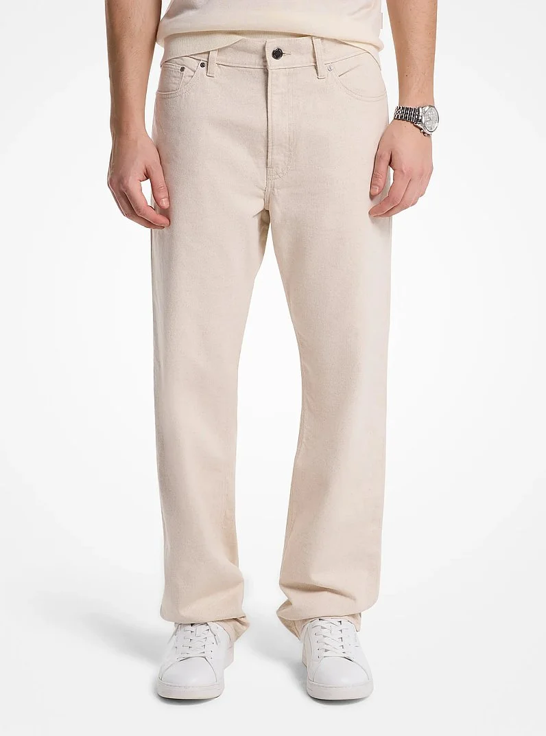 Finn Straight-Fit Stretch Denim Jeans - 1