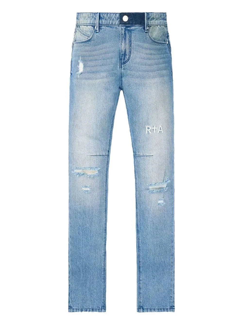 Bryant distressed bootcut jeans - 1