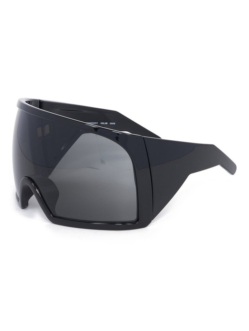 SUNGLASSES KRIESTER SHINY - BLACK TEMPLE/BLACK LENS 3